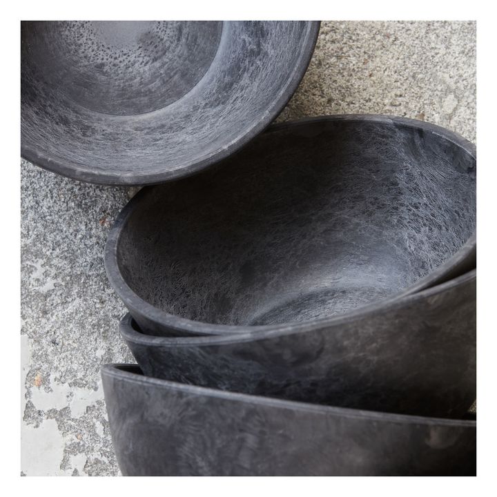 Bols en résine Serveur - Set de 4 | Noir- Image produit n°3