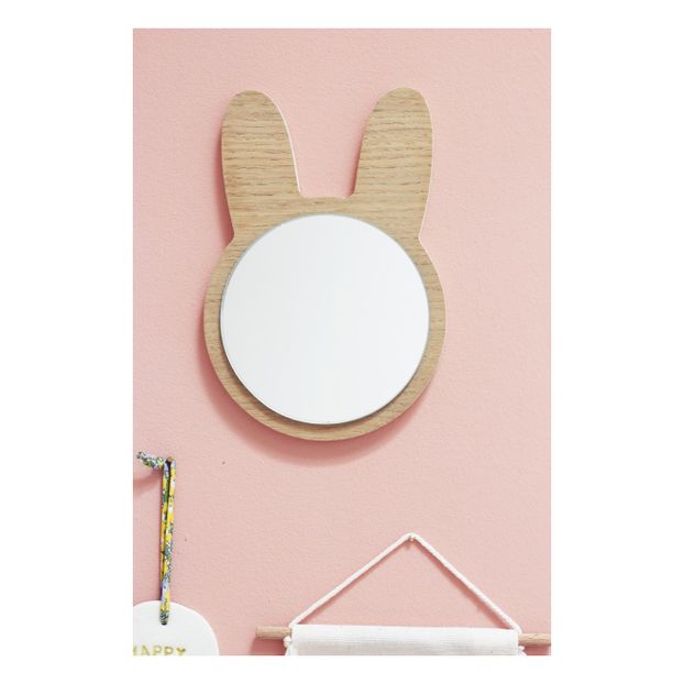 Rabbit Wooden Mirror-product