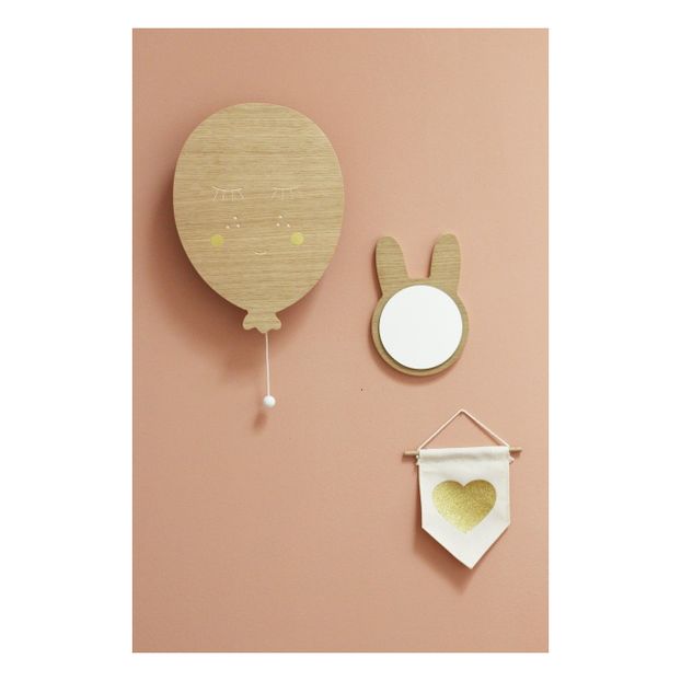 Rabbit Wooden Mirror-product
