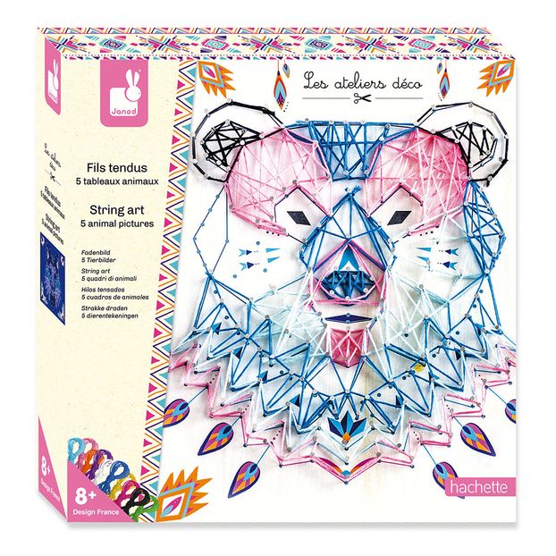Tableaux fils tendus Animaux - Set de 5-product
