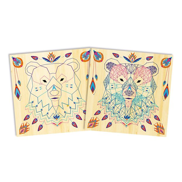 Tableaux fils tendus Animaux - Set de 5-product