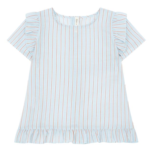 Ruffled Striped Blouse-product