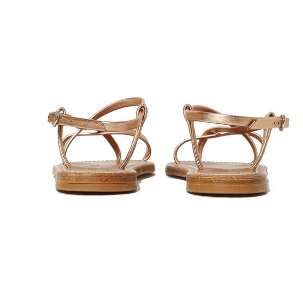 Sandalias Muse Cuero Metalizado-product