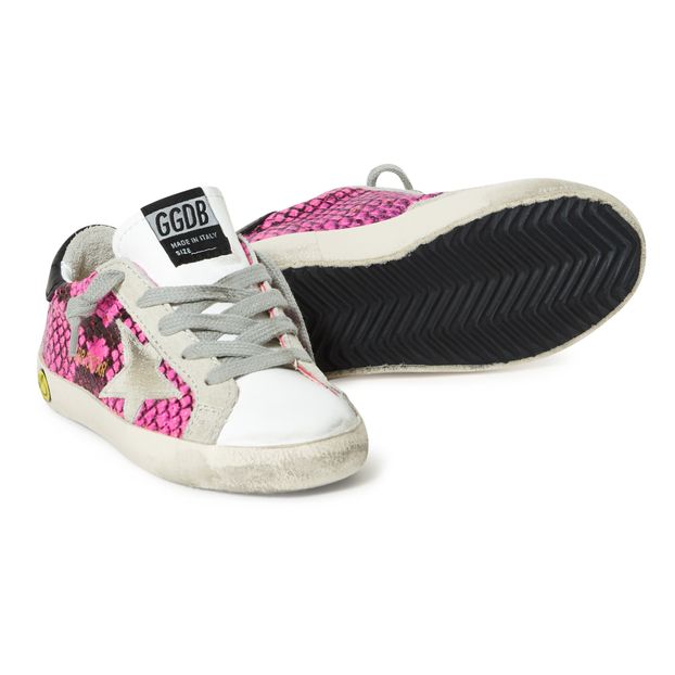 Baskets Façon Piton Cuir Superstar-product