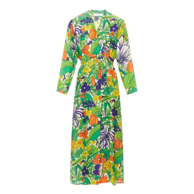 Vestido Jacquard de Seda Cats-product