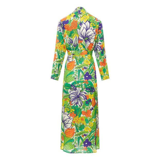 Vestido Jacquard de Seda Cats-product