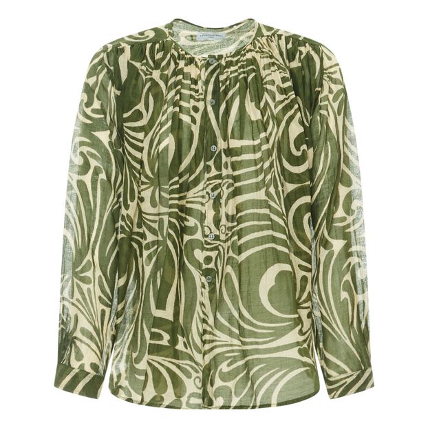 Blusa Cigar Estampado Algodón y Seda-product