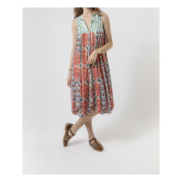 Robe Celeste Broderie Mexicaine-product