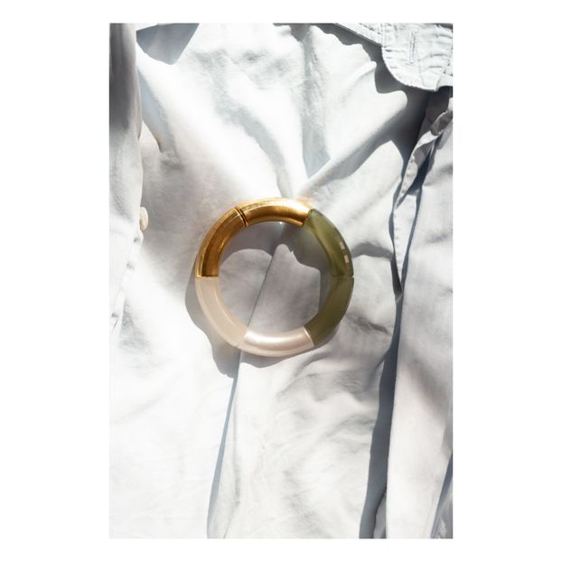 Bracelet Résine Plaque Or Seabed-product