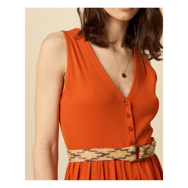 Vestido Punto Canalé Keel-product
