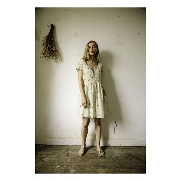 Robe Crepon Fleurs - Collection Femme --product