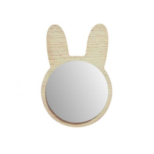 Rabbit Wooden Mirror-product