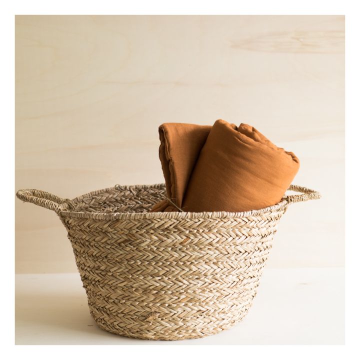 Piumone in lino lavato | Caramello- Immagine del prodotto n°3