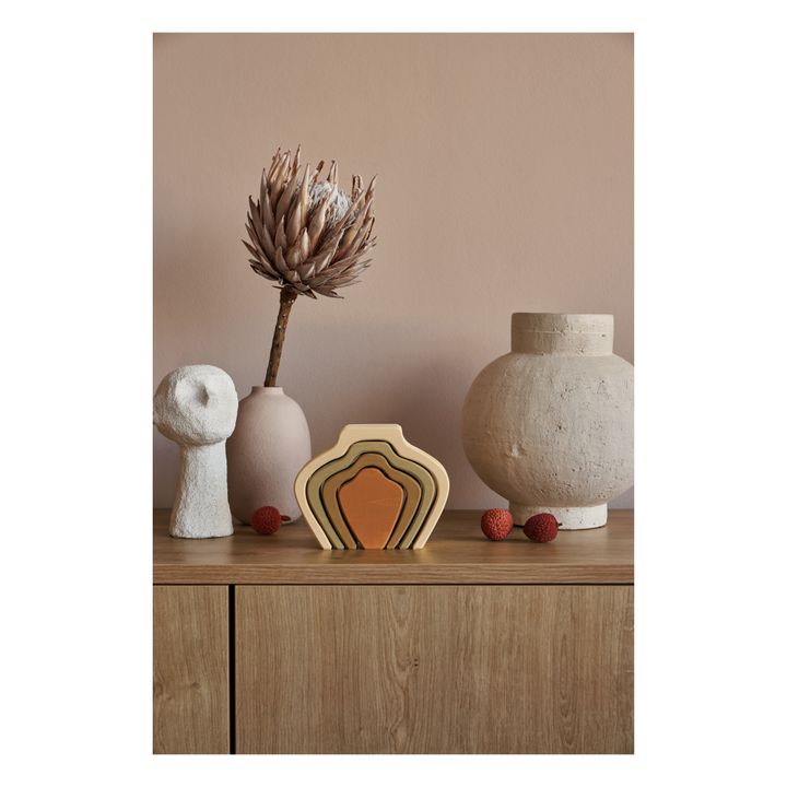 Vase à empiler en bois- Image produit n°1