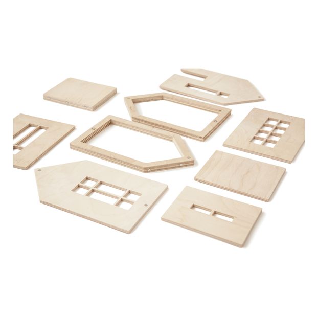 Maisonnette aimantée à construire en bois-product