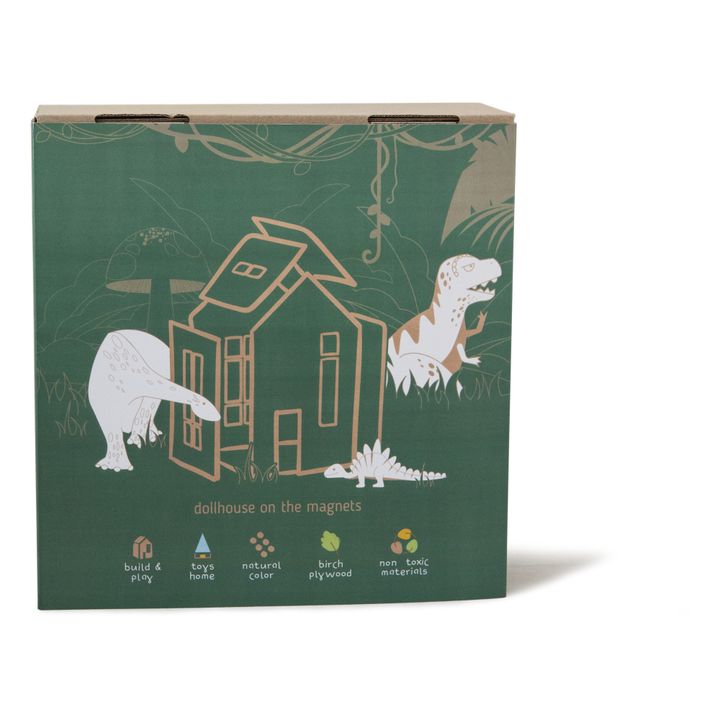 Bausatz Magnethaus aus Holz- Produktbild Nr. 4