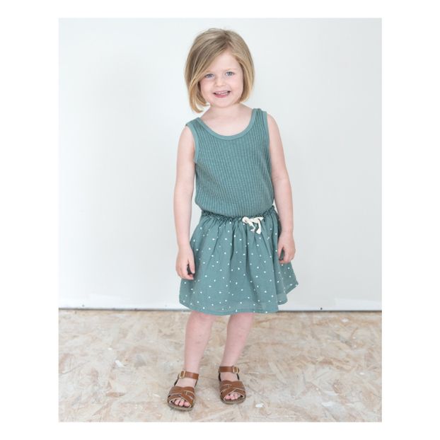 Sara Organic Cotton Two-Material Dress-product