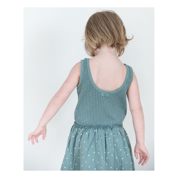 Sara Organic Cotton Two-Material Dress-product