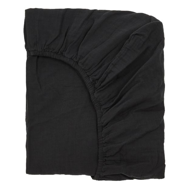 Rye Cotton Muslin Fitted Sheet-product