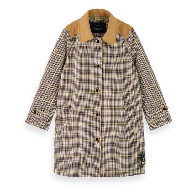 Manteau Imperméable Pied de Poule-product