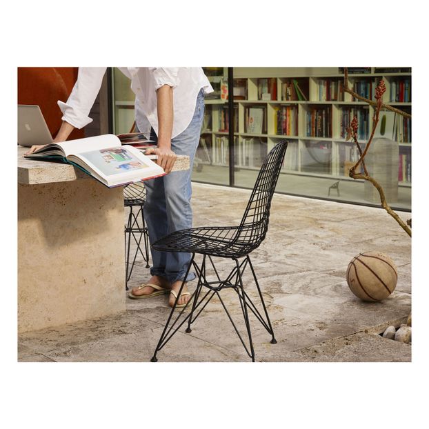 Chaise Eames wire DKR piètement epoxy-product