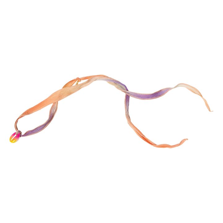 Bracelet Soie Coquillage Rose- Image produit n°1
