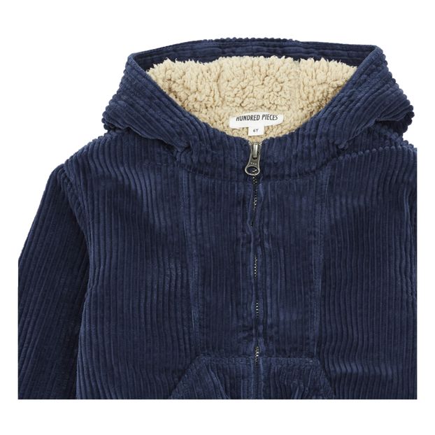 Veste Fourrée Velours Côtelé-product
