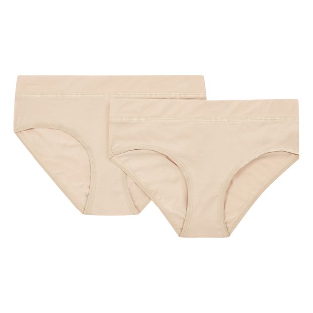 Juego de 2 braguitas de algodón orgánico-product