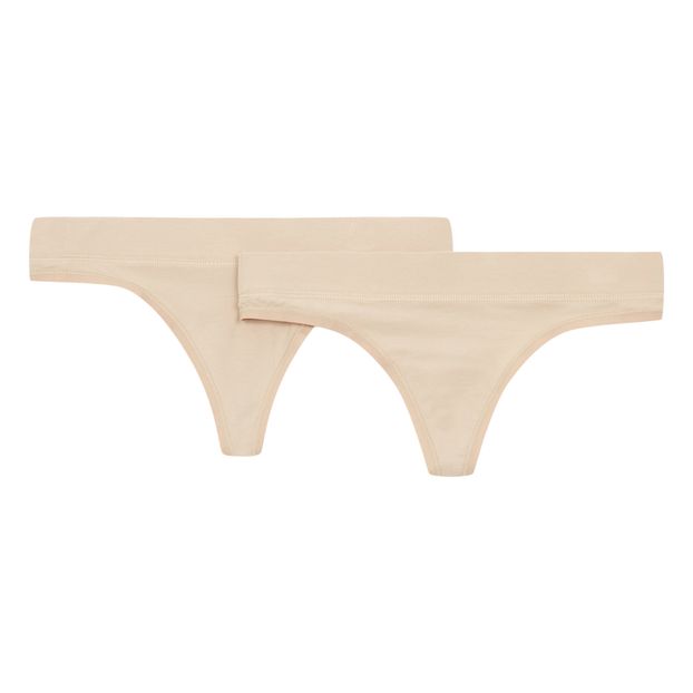 Juego de 2 tangas de algodón orgánico-product