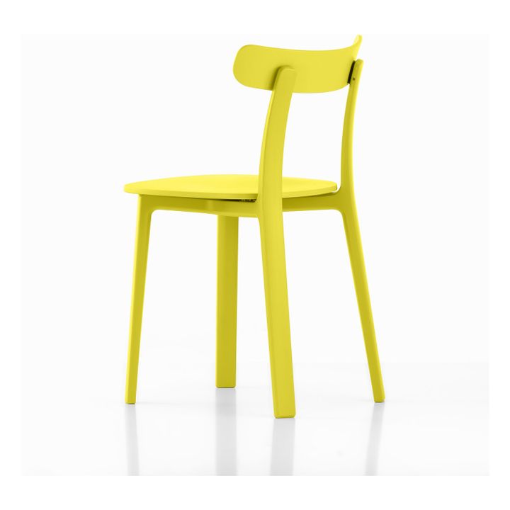 Chaise Morrisson All plastic | Bouton d'or- Image produit n°2