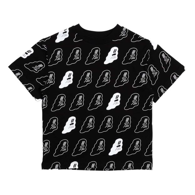 T-shirt Coton Bio Fantomes Phosphorescent - Collection Halloween --product