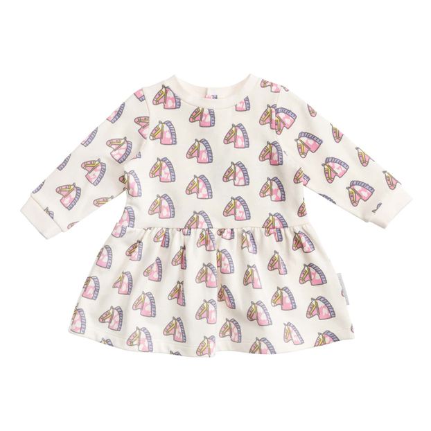 Robe Molleton Bio Chevaux Bébé-product