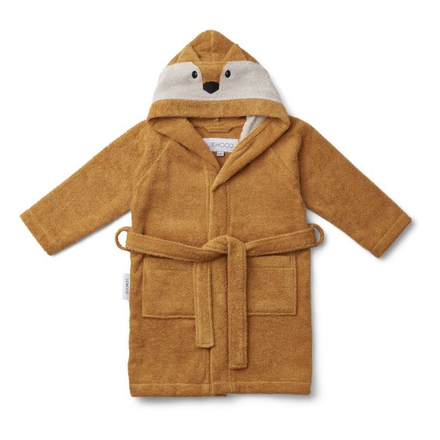 Fox Lily Terry Cloth Bathrobe in Organic Cotton-product
