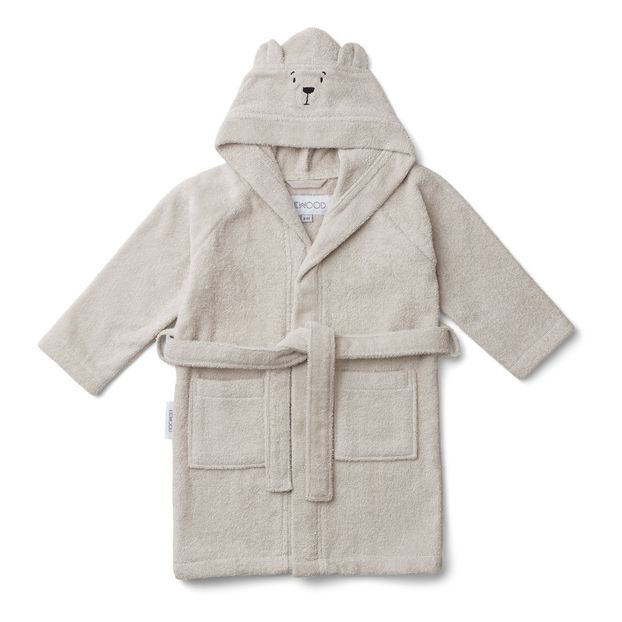 Polar Bear Lily Terry Cloth Bathrobe in Organic Cotton-product