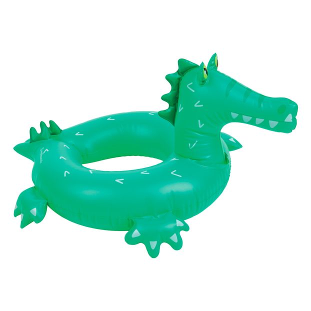 Inflatable Crocodile Pool Ring-product