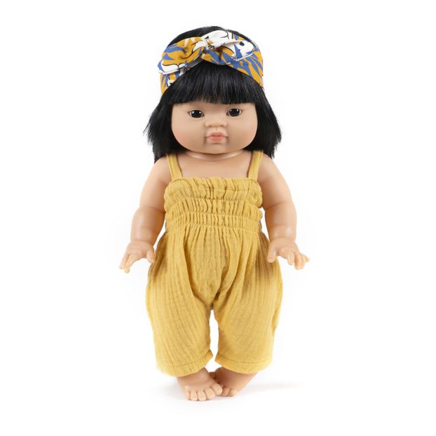 Anziehpuppe Mädchen mit Kleidern-product