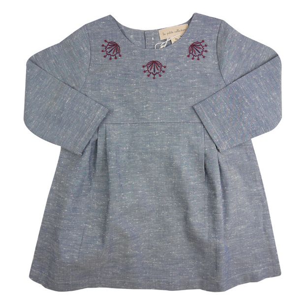Robe Chambray Brodée-product