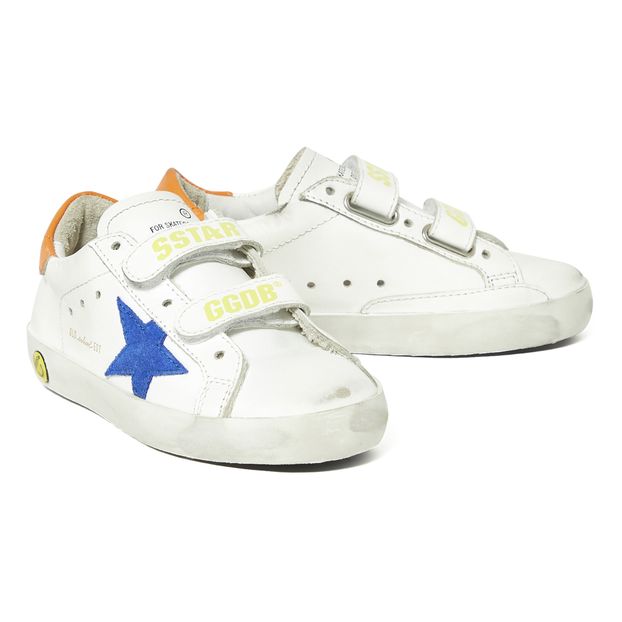 Zapatillas con velcros Old School de cuero-product