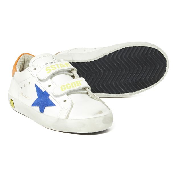Zapatillas con velcros Old School de cuero-product