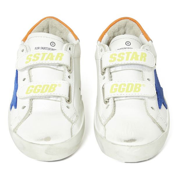 Zapatillas con velcros Old School de cuero-product