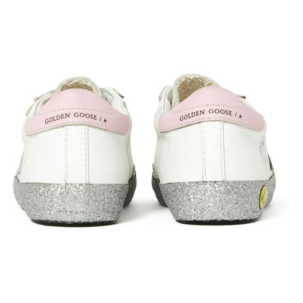 Baskets Cuir Semelle Pailletée Scratchs Old School-product
