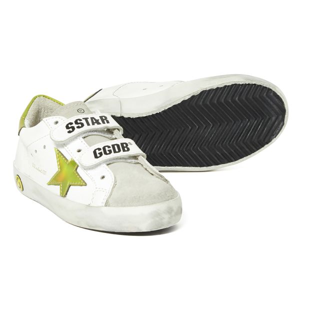 Baskets Cuir Scratchs Etoile Old School-product