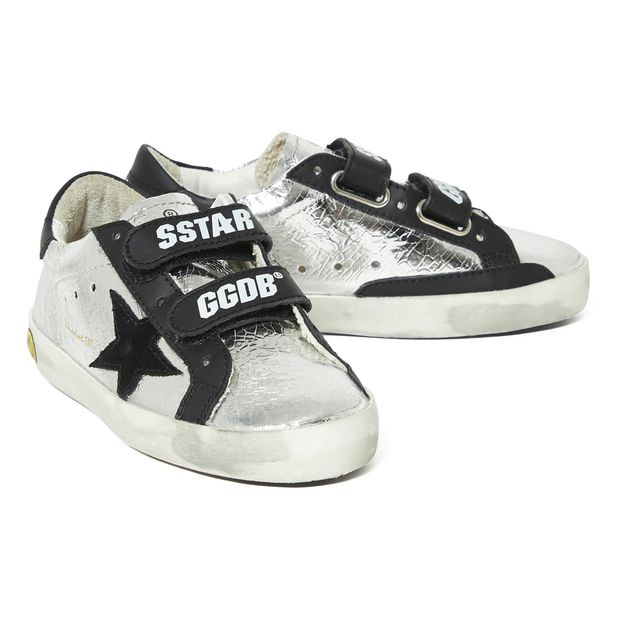 Baskets Cuir Craquelé Scratchs Old School-product