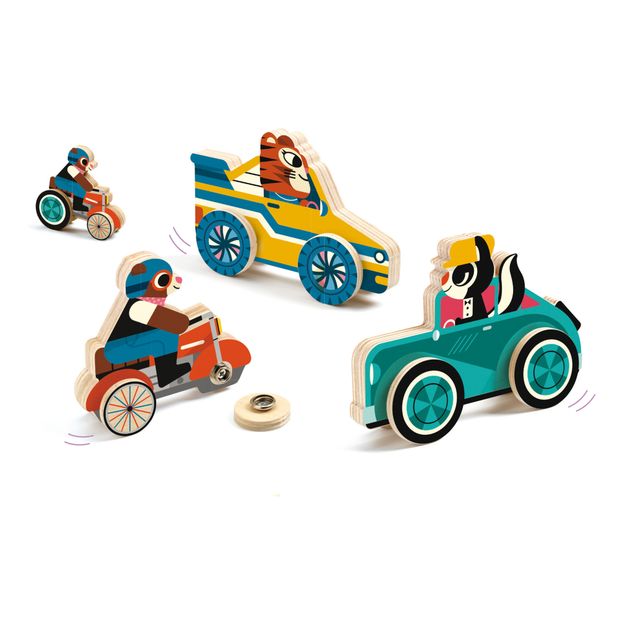 Clipcar DIY Wooden Car Kit - Set of 15-product