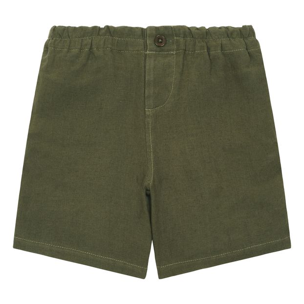 Linen Barbican Bermuda Shorts-product