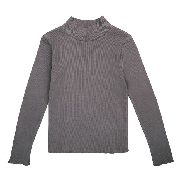Camiseta cuello alto Betsy de algodón orgánico-product
