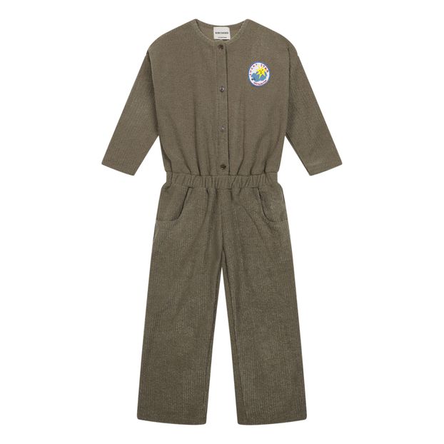 Patch Terry Cloth Playsuit-product