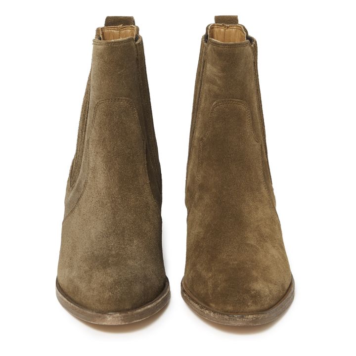 Botas Cowboy Sofia de ante | Tabaco- Imagen del producto n°3