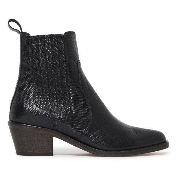 Botas Cowboy Sofia de cuero tipo lagarto-product