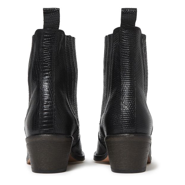 Botas Cowboy Sofia de cuero tipo lagarto-product